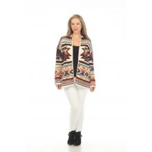 Women's Aztec  Kalika  short open front cardigan KN24725