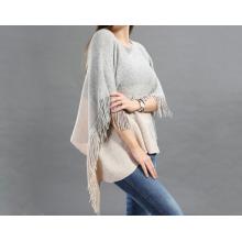 Women's Beige sleeve Poncho  (KY8008)