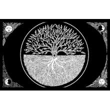 Sun Moon    B/W Tree of Life Tapestry B03/125