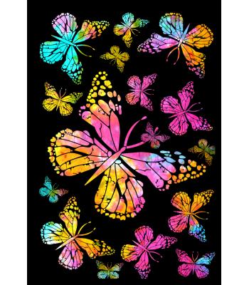 Tie Dye Butterfly  Family  Tapestry B1116P