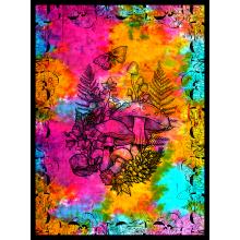 Butterfly Mushroom Tapestry B24