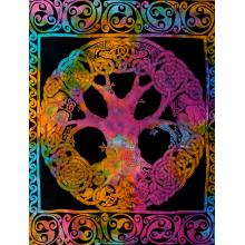 Single Multi Tie Dye Angle Tree (B543)