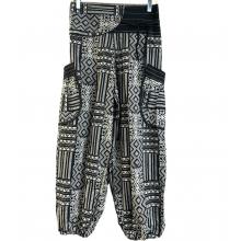 Cotton Stripe Patch Box Pocket Pant KTB446