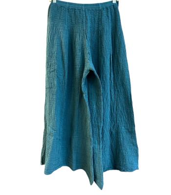 Cotton Palazzo Teal OS Yoga Pant KTK403