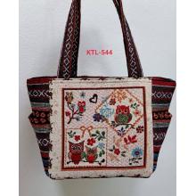 Cotton Multi Owl Shopping Bag Wholesale (KTL544)