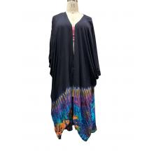 Rayon Tie Dye Long Cardigan KTN216