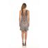 Rayon Tie Dye Multi Tiger Eye Dress KTP935