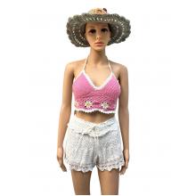 Cotton Crochet Bras KTT1811 A Pink