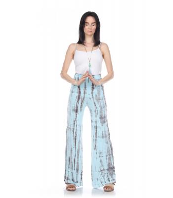 Rayon Tie Dye Trousers Wholesale (KTP1083) PRE-PACK