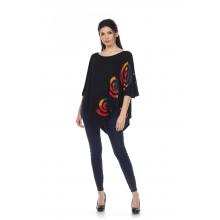 Rayon Tie Dye Poncho (KTP1074)