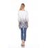 Women Flower Print 3/4 Sleeve Scoop Neck Top (KZ566) PRE-PACK)
