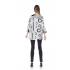 Lady's Knitted Black & White Jacket Wholesale (KE63)