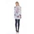 Women Burnout Multi Butterfly Neck Top (KZ21612)