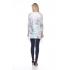 Lady's Knitted 3/4 Sleeve T-shirt Wholesale (KZ7553)