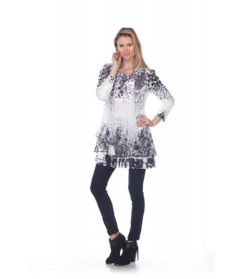 Burnout Animal Prit Leapord tunic (KS952 PRE-PACK)