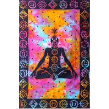 Shiva Yoga Multi Tie Dye Tapestry B1037S