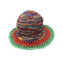 Cotton Hemp Multicolor Unique Hat DS92