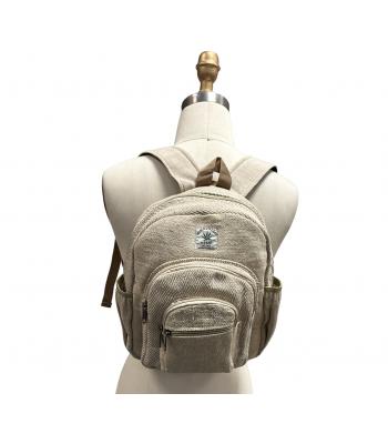  Natural Hemp Mini Backpack Wholesale (RIB2263)