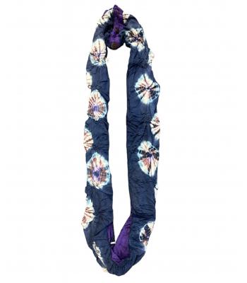Cotton Tie Dye  Emb Infinity Scarf  RI14-41