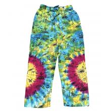 Cotton Tie Dye Butterfly Mushroom Trouser D300