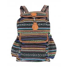 Cotton Leather Trip Backpack   KSE21517