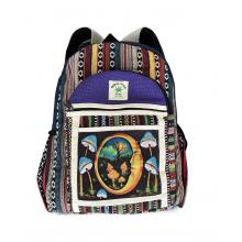 Cotton Hemp Moon With Mushroom Backpack (RIB2233)