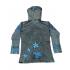 Cotton Razor print Mandala Turquoise  Patchwork Jacket (G397)