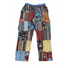 Jungle Green Multi Patchwork Mushroom Yoga Trouser D365