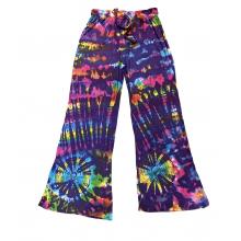 Cotton Tie Dye Multi color Bell Trouser Wholesale (D514)