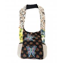 Cotton Leaf Multi Butterfly Mushroom Strap Bag (KFC2698)