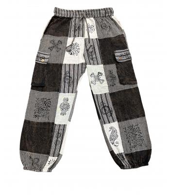 Cotton Box Pocket  Bottom Closer  Yoga Pant DT62