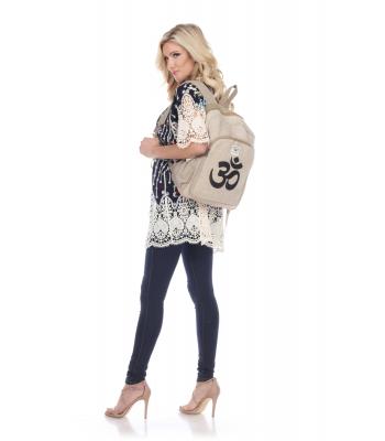 Hemp Om Backpack  (AGB1006)