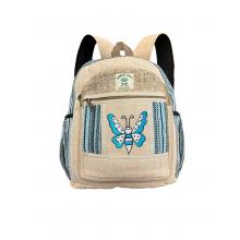 Hemp Butterfly Embroidery Mini Backpack  FB183