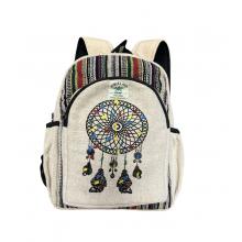 Cotton Hemp Dream Catcher Mini Backpack FB235
