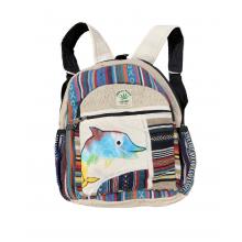 Ladies Cotton Hemp Delphine Mini Backpack (RIB1425)