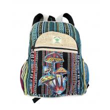 Cotton Hemp Multi Tree Mushroom Backpack RIB2141