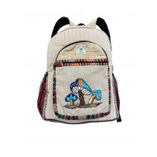 Cotton Hemp Mushroom Backpack RIB2157