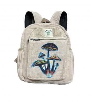 RIB2265 Hemp Mushroom Family Mini Backpack 