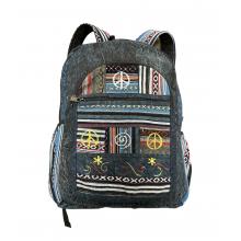 Cotton Stonewash Peace Yoga Backpack RIB24381