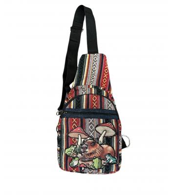 Capybara Frog & Mushroom Crossbody Bag RIB3025