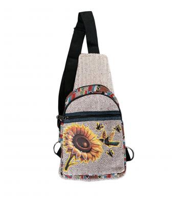 Butterfly Hummingbird on on Sun Flower Side Bag RIB3027
