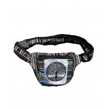 Cotton Ghary BW Tree of Life  Fanny Pack Wholesale (KFC2536)