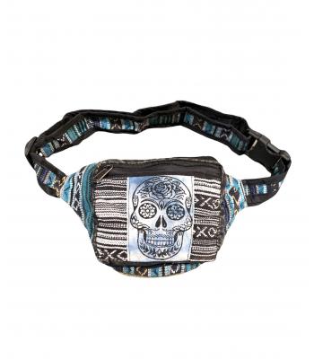 Cotton Ghary Multi  Skull Fanny Pack Wholesale (KFC2538)