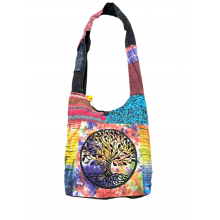 Cotton Tie Dye Tree Of  Life Bags (AGB1071)