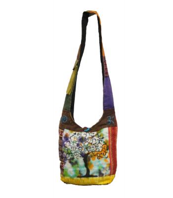 Cotton Tie Dye Tree of Life Bags (AGB1065)