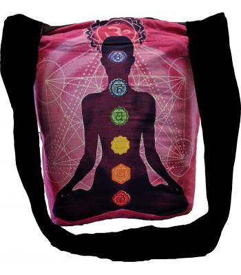 Cotton Canvas Lining Seven Chakra  Bag (B02)