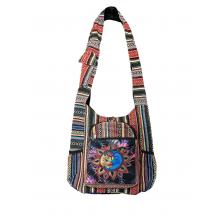 Cotton Multi Color Side pocket Zip Sun Moon Bag KFC2796