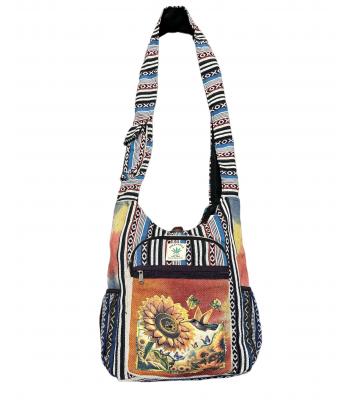 Humming Bird & Sun Flower Sling Bag RIB24997 