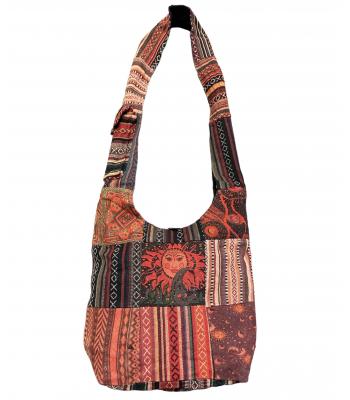 Cotton Patchwork Kumari Sun Moon Sling Bag SR147
