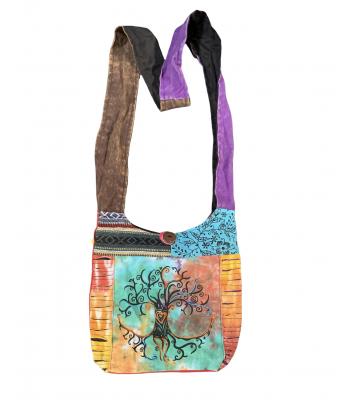 Cotton Mini Tie Dye Tree Bag (AGB220)